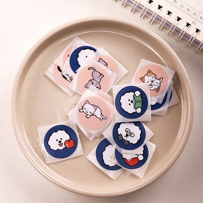 Private design product labels maker self adhesive vinyl round waterproof sticker roll