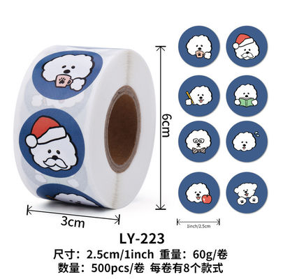 Mail Packaging Adhesive Sticker Printing Roll Label Art paper Stickers